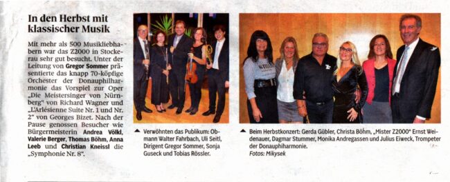 Zeitungsbericht VMF Herbstkonzert 2023