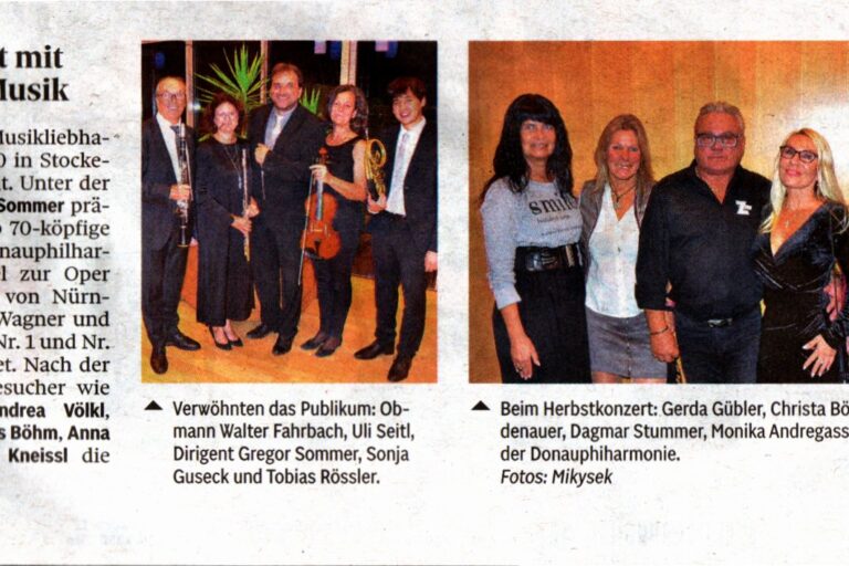 Zeitungsbericht VMF Herbstkonzert 2023